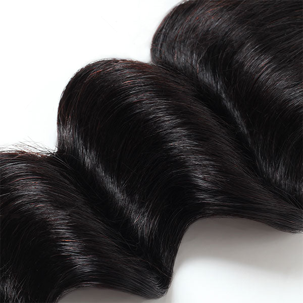 Meetu Virgin Loose Deep Wave Human Hair 4x4 Lace Closure On Sale