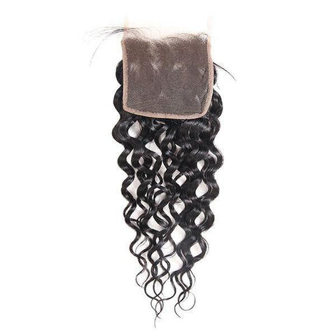 10A Virgin Hair Water Wave Bundles with Closure - MeetuHair