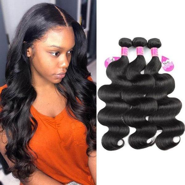 10A Peruvian Body Wave 3 Bundles Virgin Remy Human Hair Weave - MeetuHair