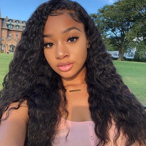 10A Peruvian Deep Wave Virgin Human Hair 4 Bundles with 13*4 Lace Frontal - MeetuHair