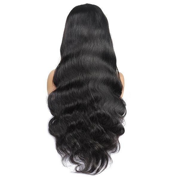 10A Peruvian Hair 4*4 Lace Front Wig Body Wave Human Hair Wigs - MeetuHair