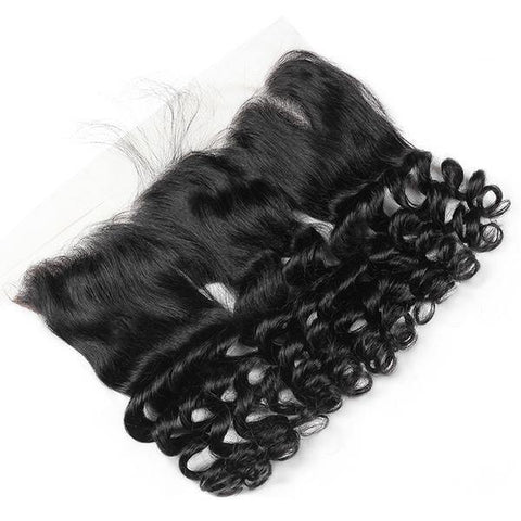 10A Peruvian Loose Wave Virgin Human Hair 4 Bundles with 13*4 Lace Frontal - MeetuHair
