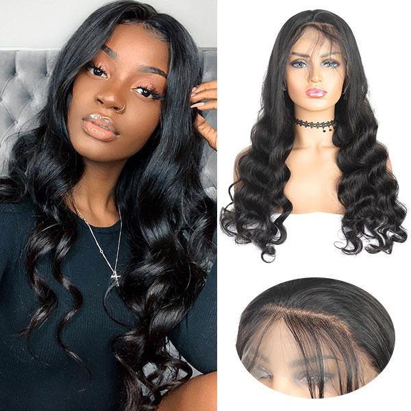 Loose Wave Lace Wig 13x4 Lace Front Wigs 10A Brazilian Human Hair Wigs - MeetuHair