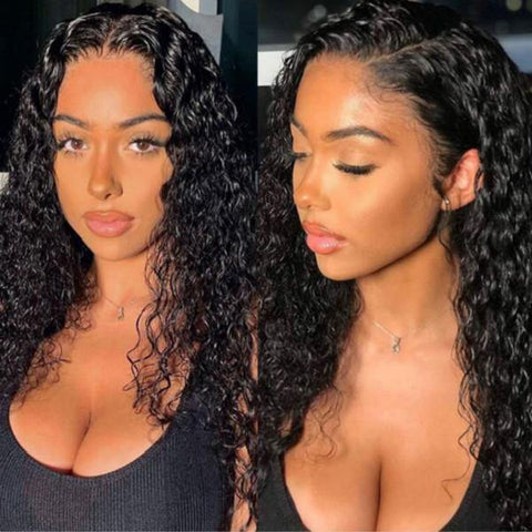 10A Virgin Brazilian Curly Hair Wig 4*4 Lace Front Human Hair Wigs - MeetuHair