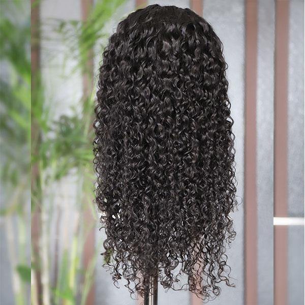 10A Virgin Brazilian Curly Hair Wig 4*4 Lace Front Human Hair Wigs - MeetuHair