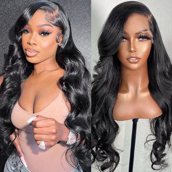 13x4 Lace Front Wigs Body Wave Human Hair Lace Frontal Wigs with Baby Hair