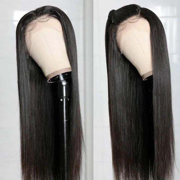 13x6 Lace Front Wig Straight Hair HD Lace Wig 100% Virgin Human Hair Wigs - MeetuHair