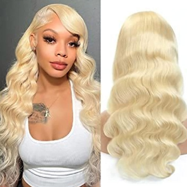 613 Lace Wig Honey Blonde Body Wave Wig 13x4 Lace Front Wigs Glueless Human Hair Wigs