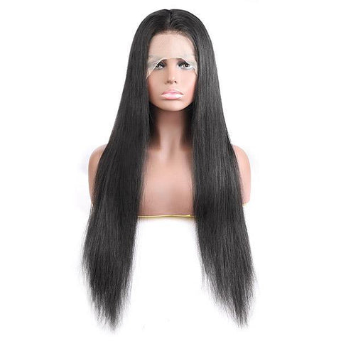 Straight Human Hair 13x4 HD Lace Front Wigs Transparent Lace Frontal Wig