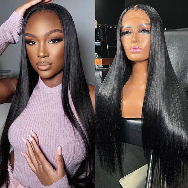 Glueless Wig Straight Hair 13x4 Lace Front Wig No Glue Pre-Cut HD Lace Wig