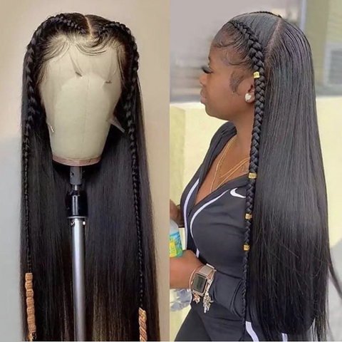 Straight Hair Wig 13x4 HD Lace Front Wig Pre Plucked Lace Frontal Wig