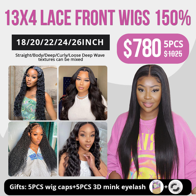13x4 Lace Front Wigs HD Human Hair Wholesale Wis Deal 18 20 22 24 26 Inch