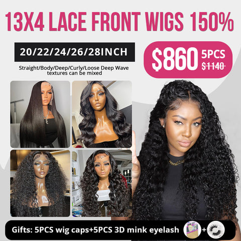 HD Lace Front Wigs Human Hair 13x4 Frontal Wig Wholesale Deal 20 22 24 26 28 Inch