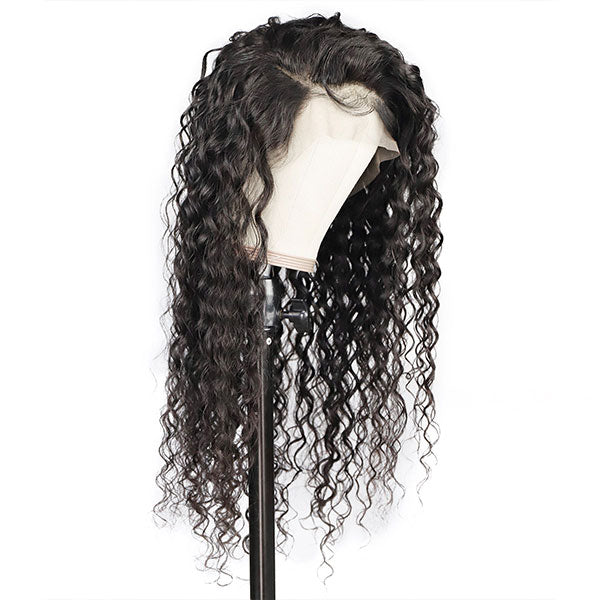Water Wave Wig 13x4 Lace Frontal Wig HD Transparent Lace Front Wigs 250% Density