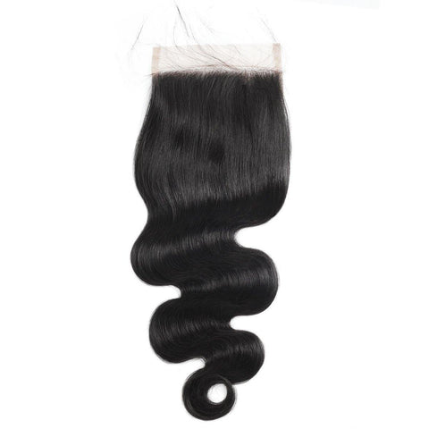 Body Wave 5*5 Lace Closure 10A Virgin Remy Human Hair Closure - MeetuHair