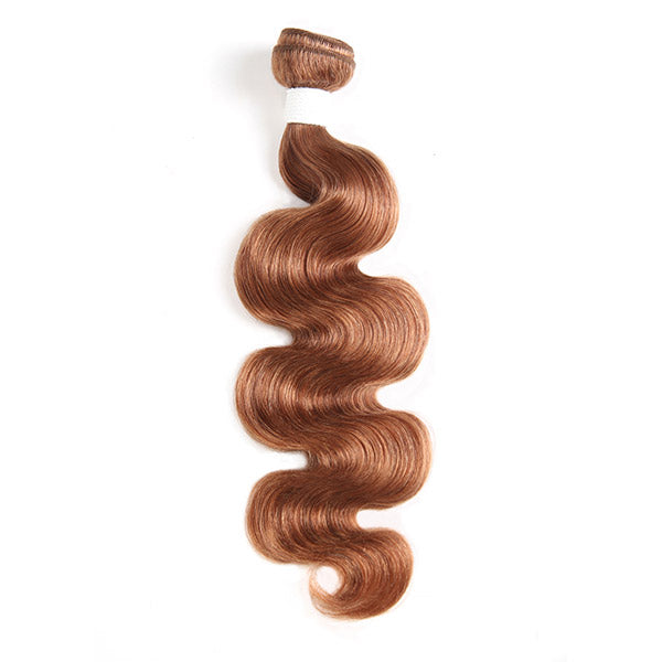 Body Wave Human Hair 3 Bundles #4 Brown Hair Bundles Deal
