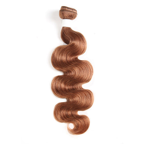 Body Wave Human Hair 3 Bundles #4 Brown Hair Bundles Deal