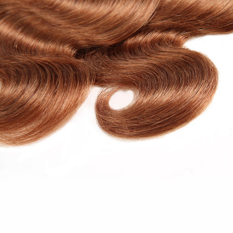 Body Wave Human Hair 3 Bundles #4 Brown Hair Bundles Deal
