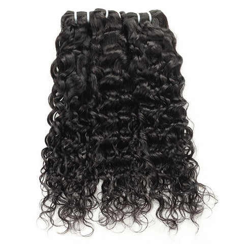 Brazilian Water Wave Hair 3 Bundles Unprocessed Virgin Human Hair Weave