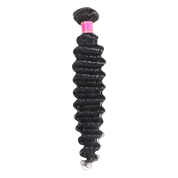 Meetu Hiar Deep Wave Hair 1 Bundle Virgin Human Hair Weave