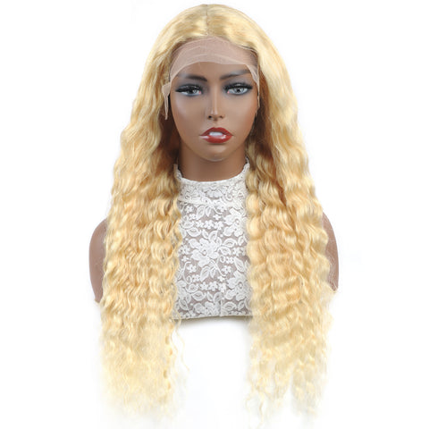 613 T Part Wig Loose Deep Wave Human Hair Wig HD Transparent Lace Part Wigs