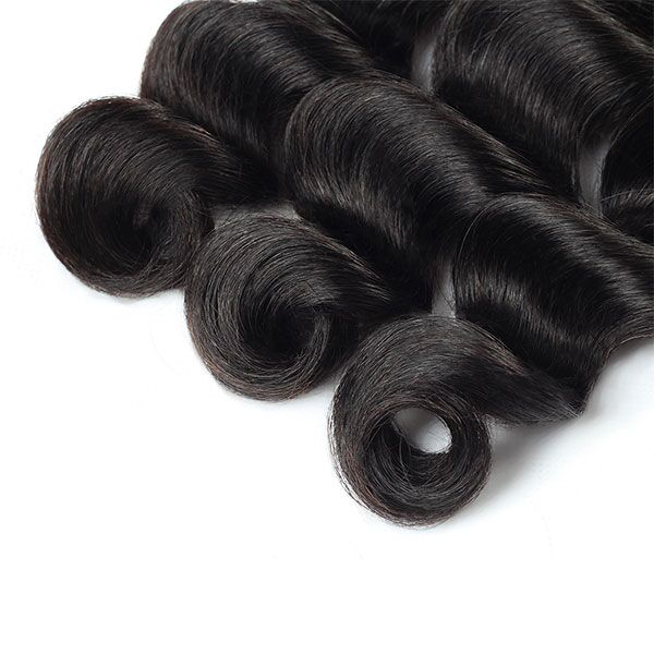 Meetu Hair Loose Deep Wave Virgin Human Hair 1 Bundle For Black Woman