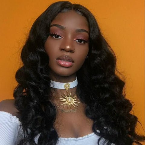 Back to School Sale Loose Wave Hair Lace Wig 4x4 Lace Closure Wigs - MeetuHair