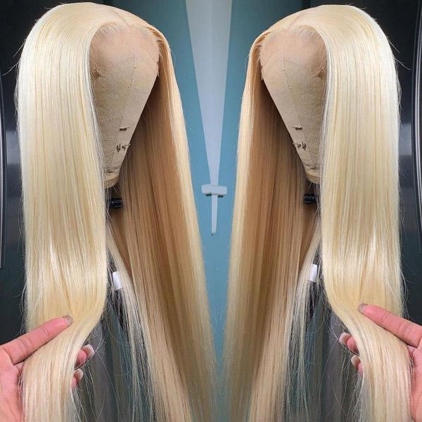 Back To School Wig Sale Blonde Hair HD Lace Wig Straight Hair 13x4 Lace Front Wig - MeetuHair