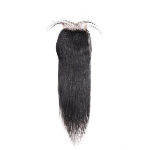 Best Bone Straight Hair Cambodian Hair 3 Bundles with 4*4 Lace Closure - MeetuHair