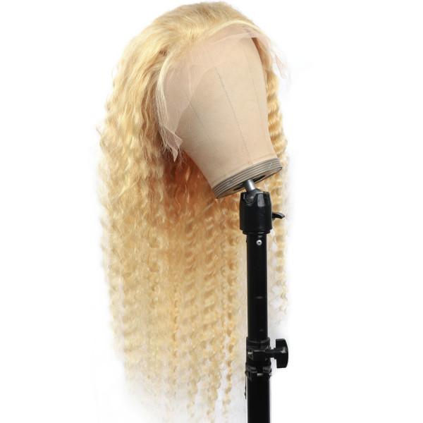 Blonde Hair HD Lace Wig Deep Wave Hair 13x4 Lace Front Wig - MeetuHair