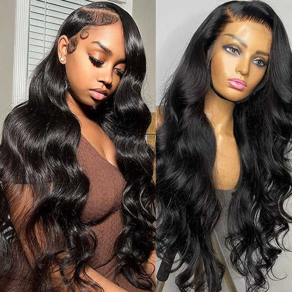 Body Wave Lace Front Wigs Undetectable HD Lace Wigs 30 Inch Human Hair Lace Frontal Wig