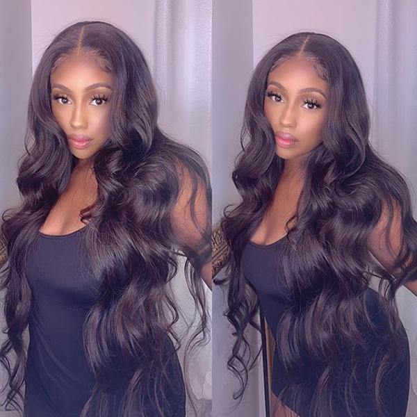 Body Wave Hair Wig HD Transparent Lace Front Wig T Part Wigs - MeetuHair