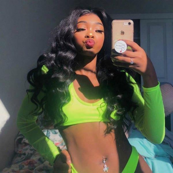 Body Wave Human Hair Wig 200% Density 13x4 Lace Front Wigs With Baby Hair