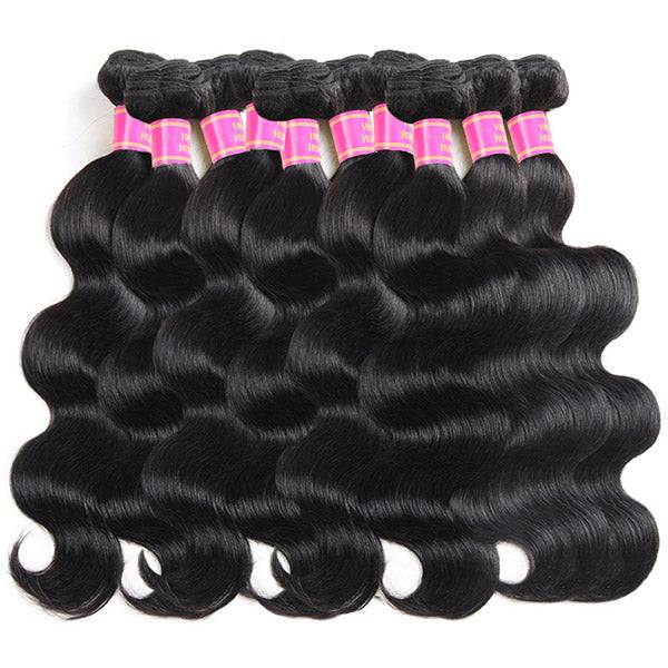 Wholesale Hair Vendors Body Wave Virgin Human Hair Bundles 10 Pieces Hair Extension