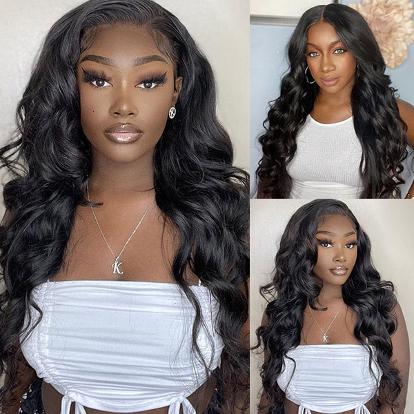 Body Wave 13x4 Lace Front Wig Virgin Brazilian Human Hair Lace Frontal Wigs