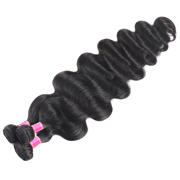 Peruvian Virgin Hair Body Wave Hair 3 Bundles 100% Human Hair Extensions