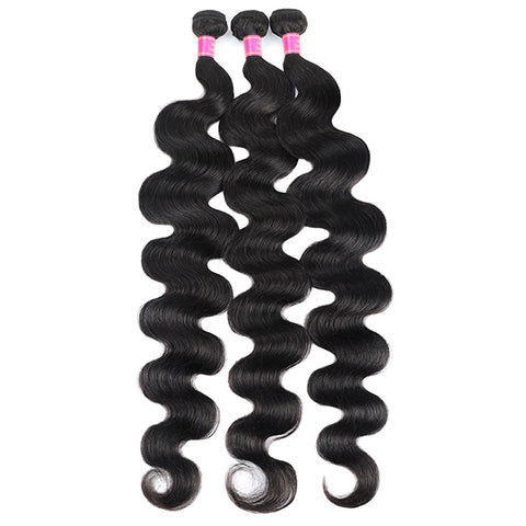 Indian Body Wave Hair 3 Bundles Unprocessed Virgin Human Hair Weave