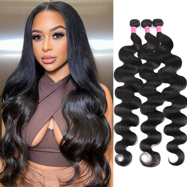 Brazilian Body Wave Hair 3 Bundles Unprocessed 10A Virgin Remy Human Hair Weave