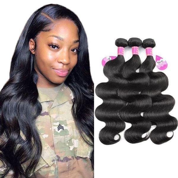 Brazilian Body Wave Hair 3 Bundles Meetu 10A Virgin Remy Human Hair Weave - MeetuHair