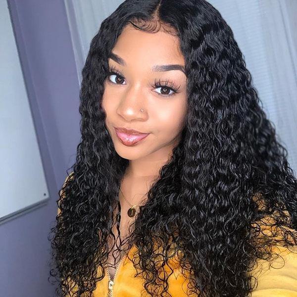 Brazilian Curly Human Hair 4 Bundles With 4*4 Lace Closure 10A Remy Virgin Hair Weave - MeetuHair