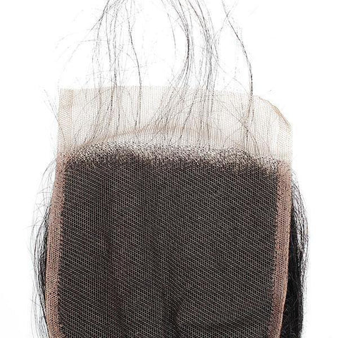 Brazilian Loose Wave Virgin Human Hair 3 Bundles with 4*4 Lace Closure - MeetuHair