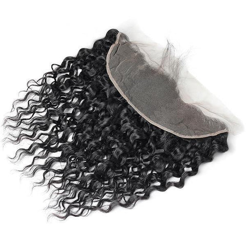 Water Wave Bundles with Frontal Brazilian Virgin Human Hair Weave - MeetuHair