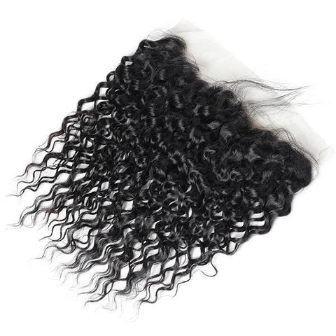 Water Wave Bundles with Frontal Brazilian Virgin Human Hair Weave - MeetuHair