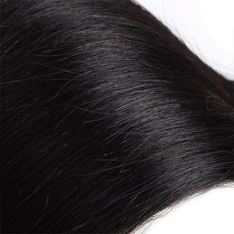 Meetu Straight Human Hair 3 Bundles Virgin Indian Human Hair Extensions