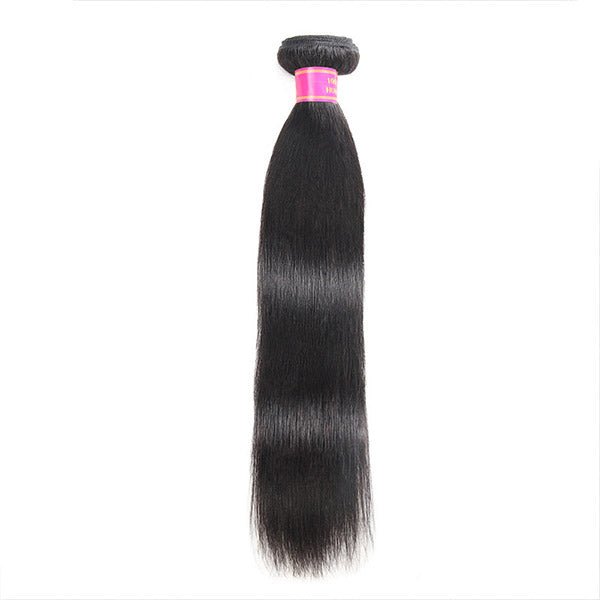 Meetu Hair Straight Hair Extensions 1 Bundle Virgin Human Hair