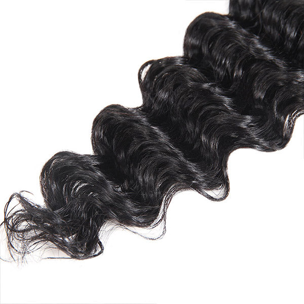 Meetu Hiar Deep Wave Hair 1 Bundle Virgin Human Hair Weave