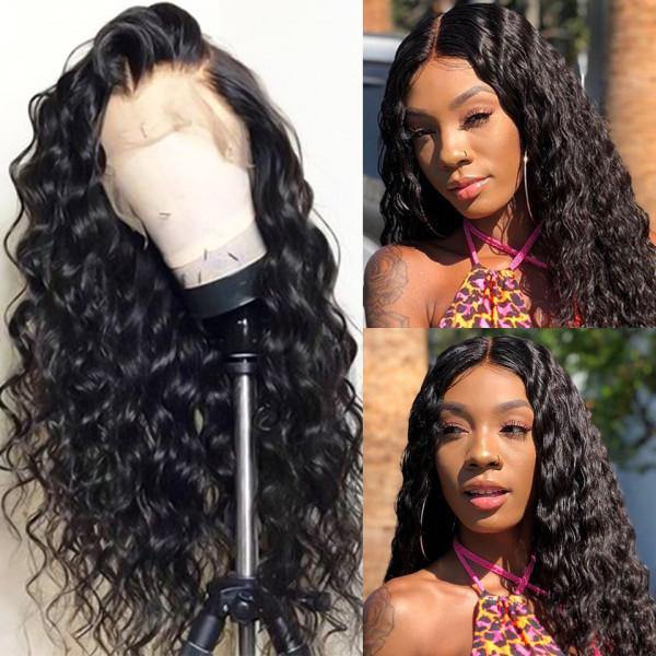 Cambodian Hair Loose Deep Wave Wig 4*4 Lace Front Human Hair Wigs - MeetuHair