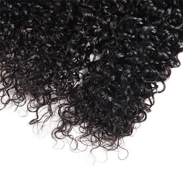 Curly Hair Bundles With Closure 2 Bundles With 4x4 Lace Closure - MeetuHair