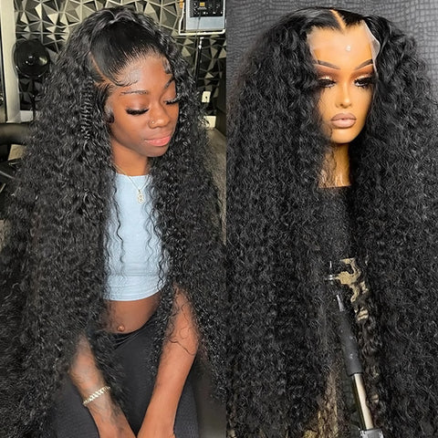 40 Inches Long Wigs Curly Wave 13x4 Lace Front Wigs Affordable HD Lace Wig