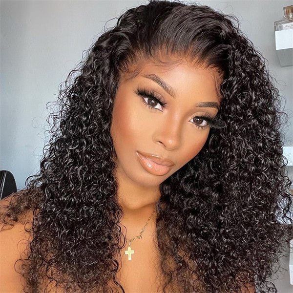 Curly Hair Wigs 13x4 HD Lace Front Wigs Kinky Curly Human Hair Wigs